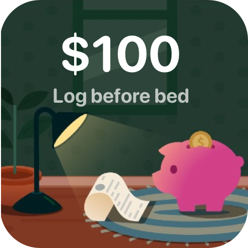 Widget : 100 €, note avant de dormir
